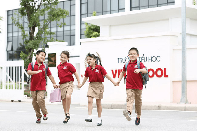 Hệ thống giáo dục liên cấp VinSchool tại dự án Vinhomes The Harmony 